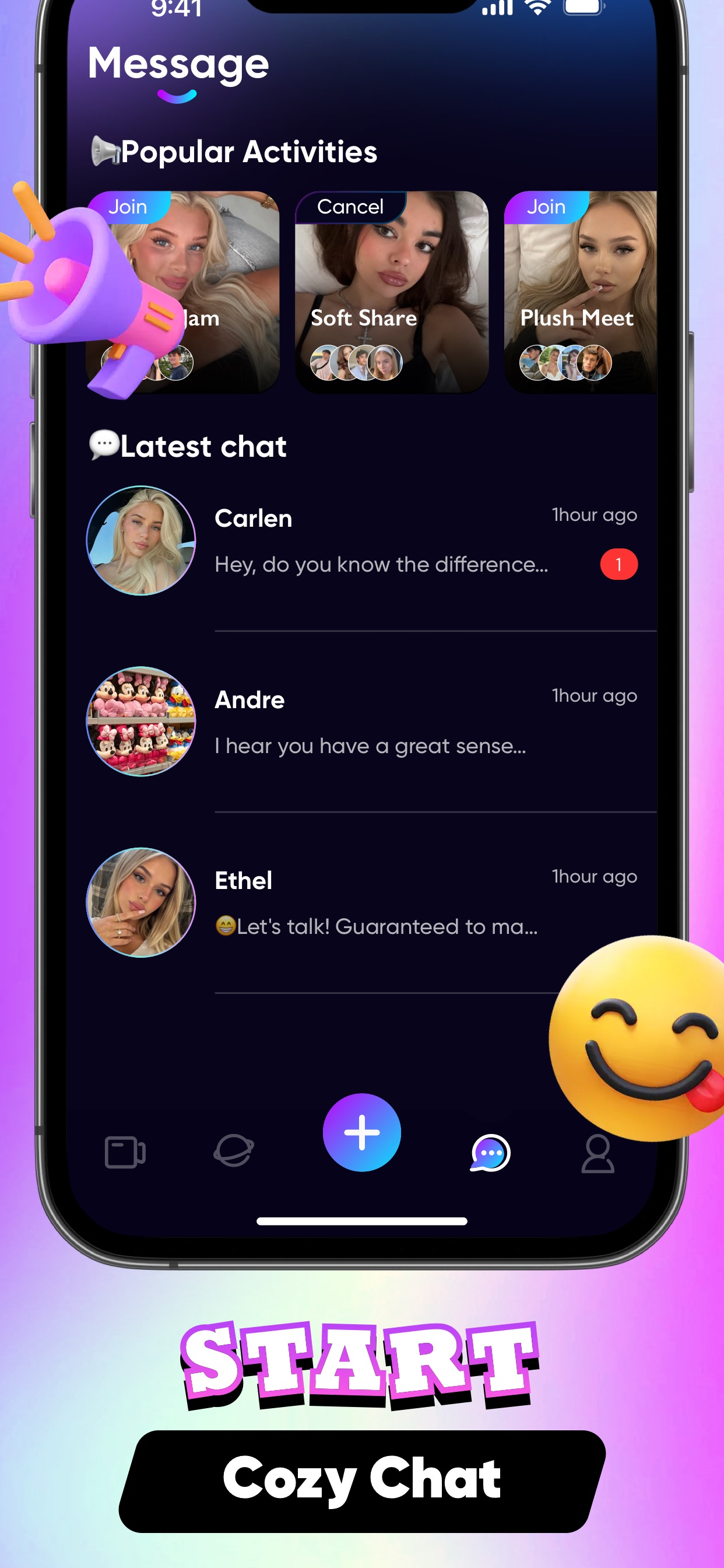 Mewzy - Live Chat & Share screenshot 5