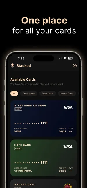 Stacked - Card Wallet screenshot 2