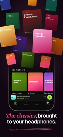 Narrlit: Books as Podcasts screenshot