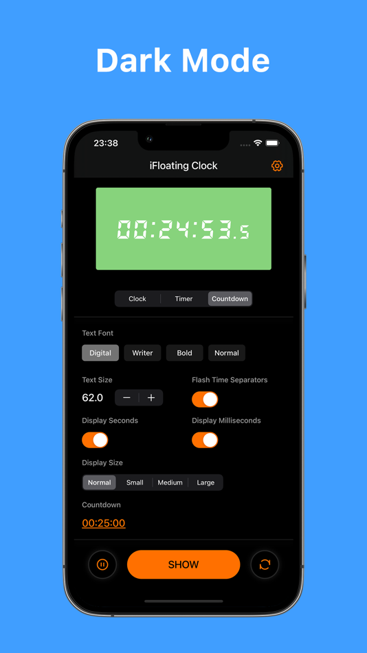 #3. iFloating Clock - Realtime (iOS) 由: 若愚 马