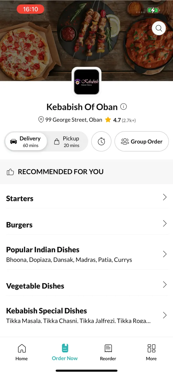Screenshot #2 pour Kebabish Of Oban.