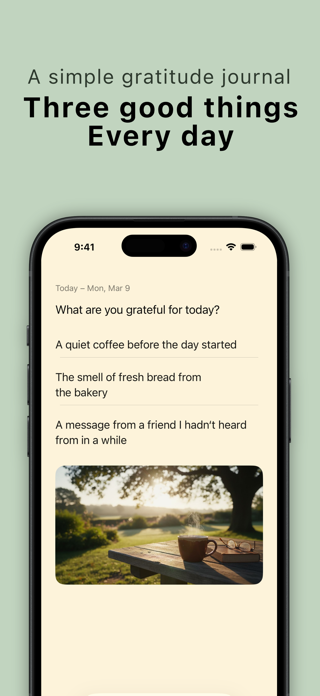 Gratitude Journal Today Screenshot 1 of 5