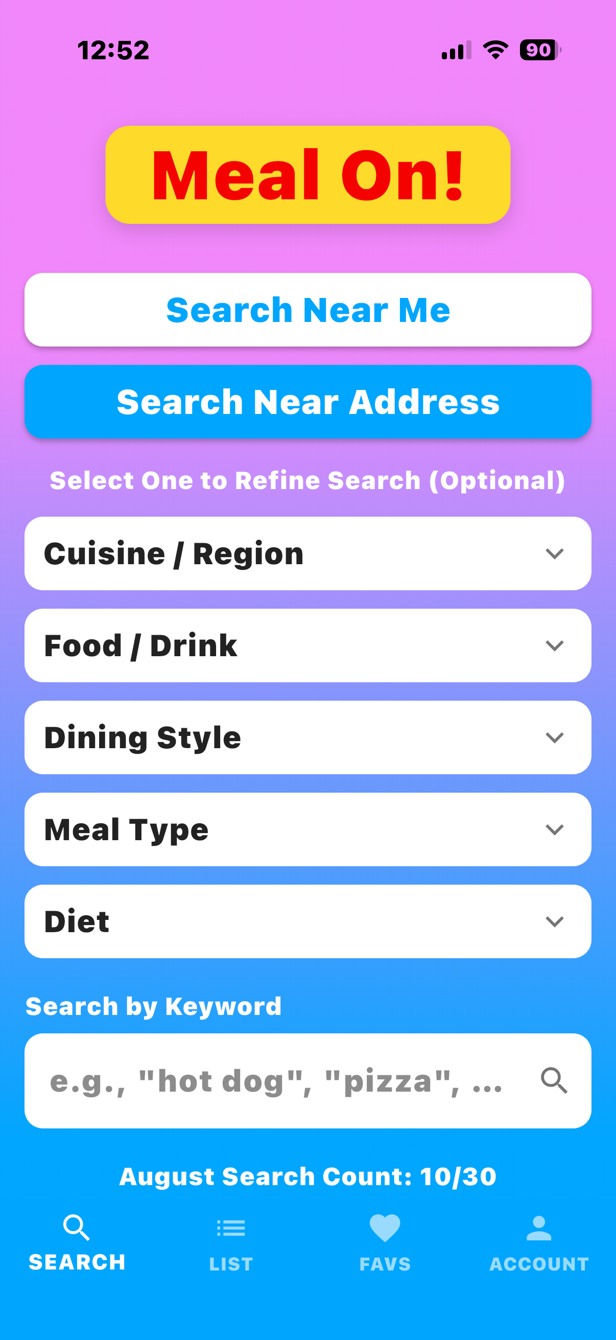 Meal On! screenshot 2