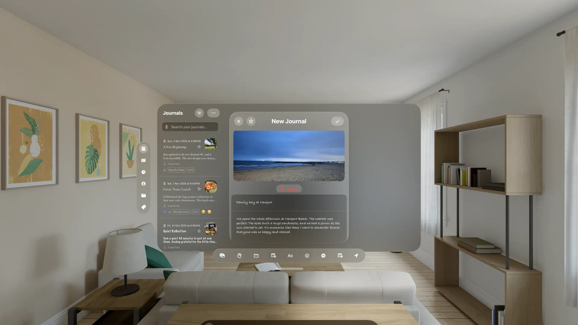 Journal 4U screenshot 2