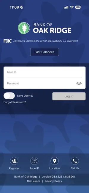 Bank of Oak Ridge Mobile screenshot 2