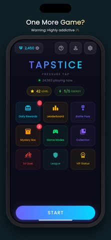 Tapstice: Tap Game iPhone screenshot