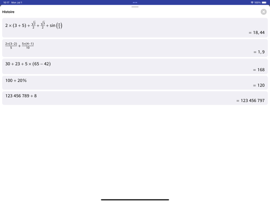 Screenshot #6 pour Calculatrice Scientifique +