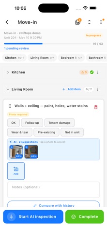 Swiftlane Operations screenshot