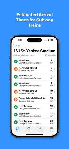 NYC Subway: MTA Tracker iPhone screenshot