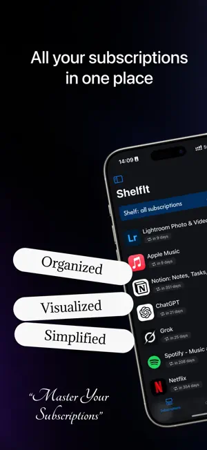 ShelfIt: Subscription Manager screenshot 1
