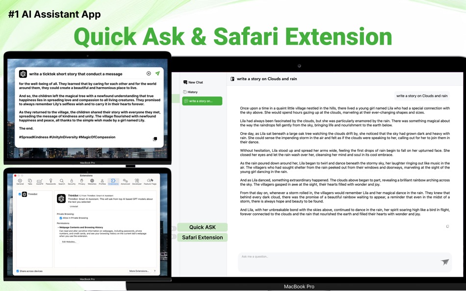 #2. AI ChatBot, Ask AI Assistant (macOS) Podle: Awais Mobeen