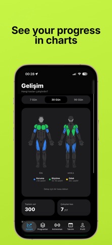 SONSET: Gym Tracker iPhone screenshot