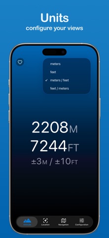 Altimeter - altitude and more screenshot