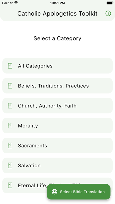 Catholic Apologetics Toolkit Screenshot