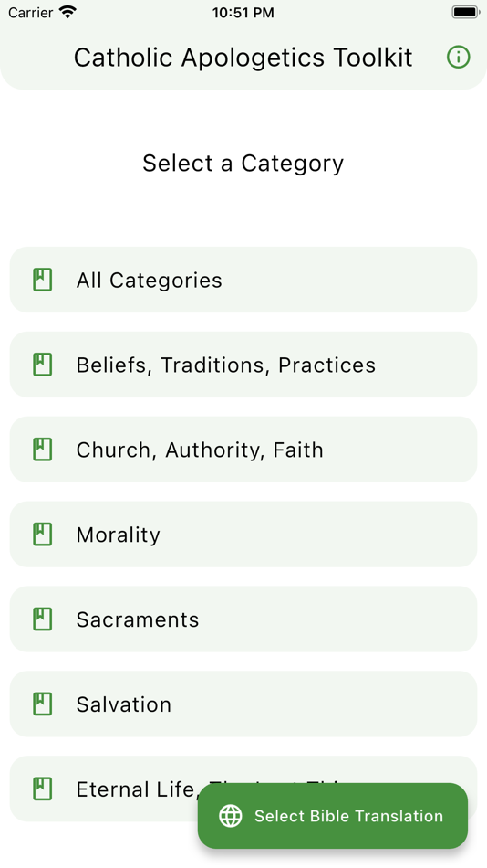 #1. Catholic Apologetics Toolkit (iOS) 由: Jean-Maxime Foy