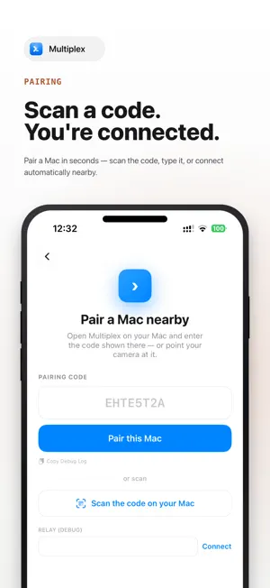 Multiplex: Terminal Remote screenshot 1
