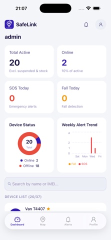 SafeLink Merchant screenshot