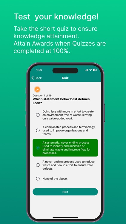 Lean Assessment/Overview Rpt screenshot-8