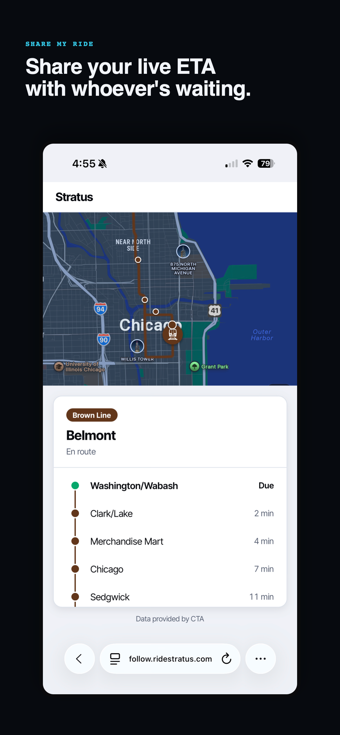 Stratus - Live Chicago Transit screenshot 6