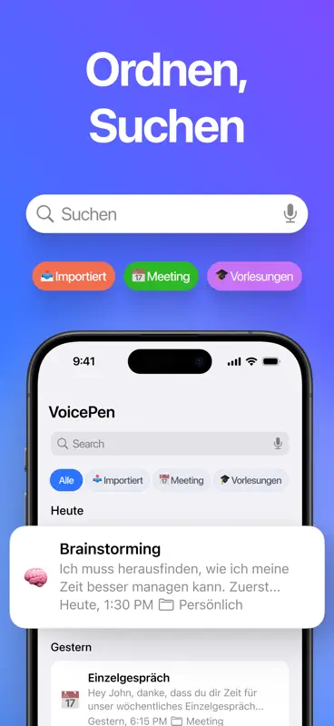 Sprache zu Text – VoicePen AI screenshot 5 of 10