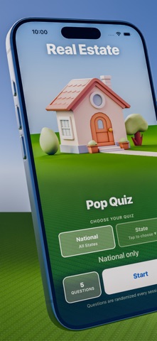 Real Estate Pop Quiz iPhone screenshot