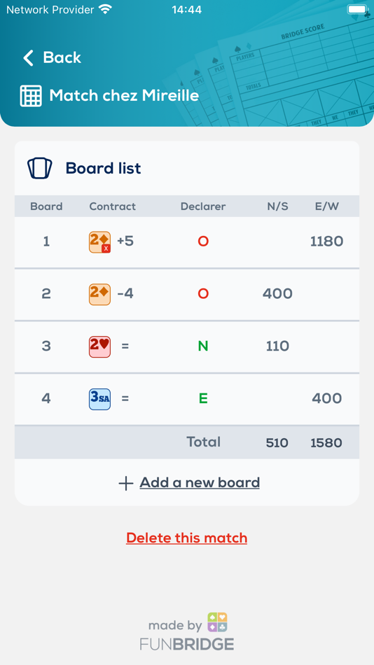 #1. Bridge Score App (iOS) 由: GOTO Games