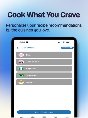 Quicine: Recipes Meals Pantry iPad screenshot
