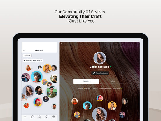Elevate Your Chair iPad screenshot 1 - Social Networking app