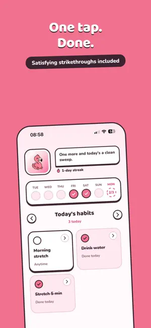 Flamingo - Daily Habit Tracker screenshot 2