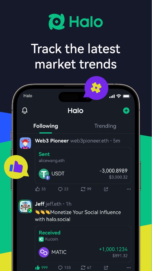 #3. Halo: Web3 Social App (iOS) 由: Halo Global Technology Limited