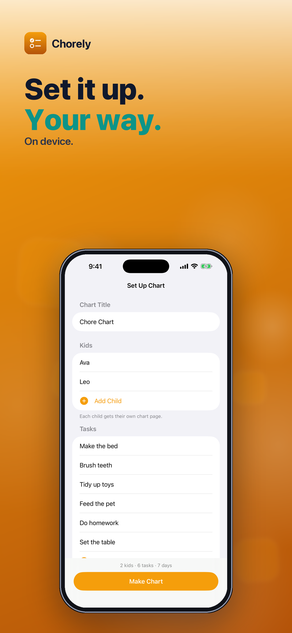 Chorely: Chore Chart Maker screenshot 2