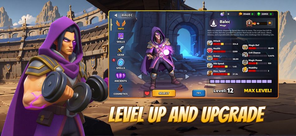 #4. Blitz of Battle: 2v2 MOBA (iOS) Bởi: Sanam Games
