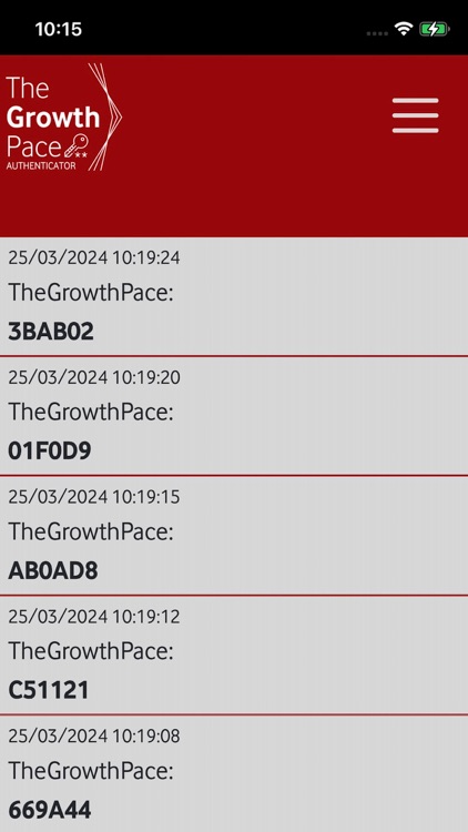 The Growth Pace Authenticator