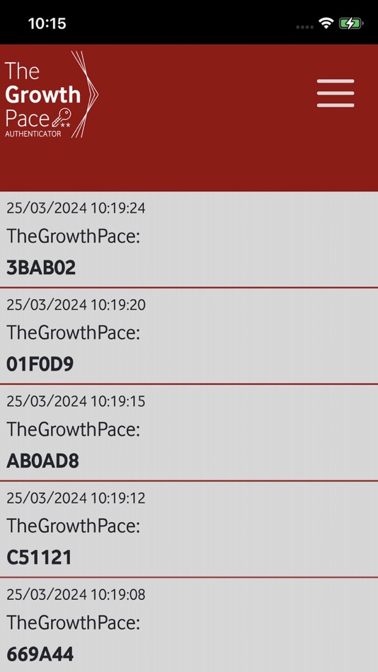 #1. The Growth Pace Authenticator (iOS) โดย: Publigal