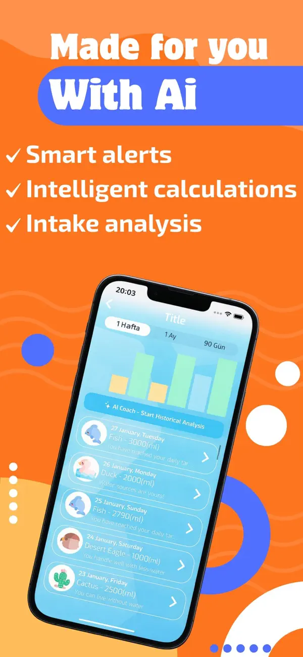 Screenshot #2 pour Waterholic AI Water Tracker
