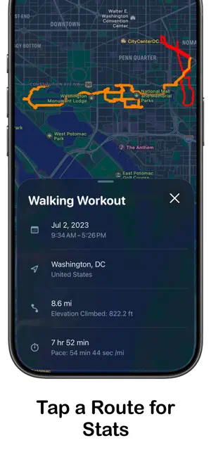 Fitness Mapper – Workout Map screenshot 4