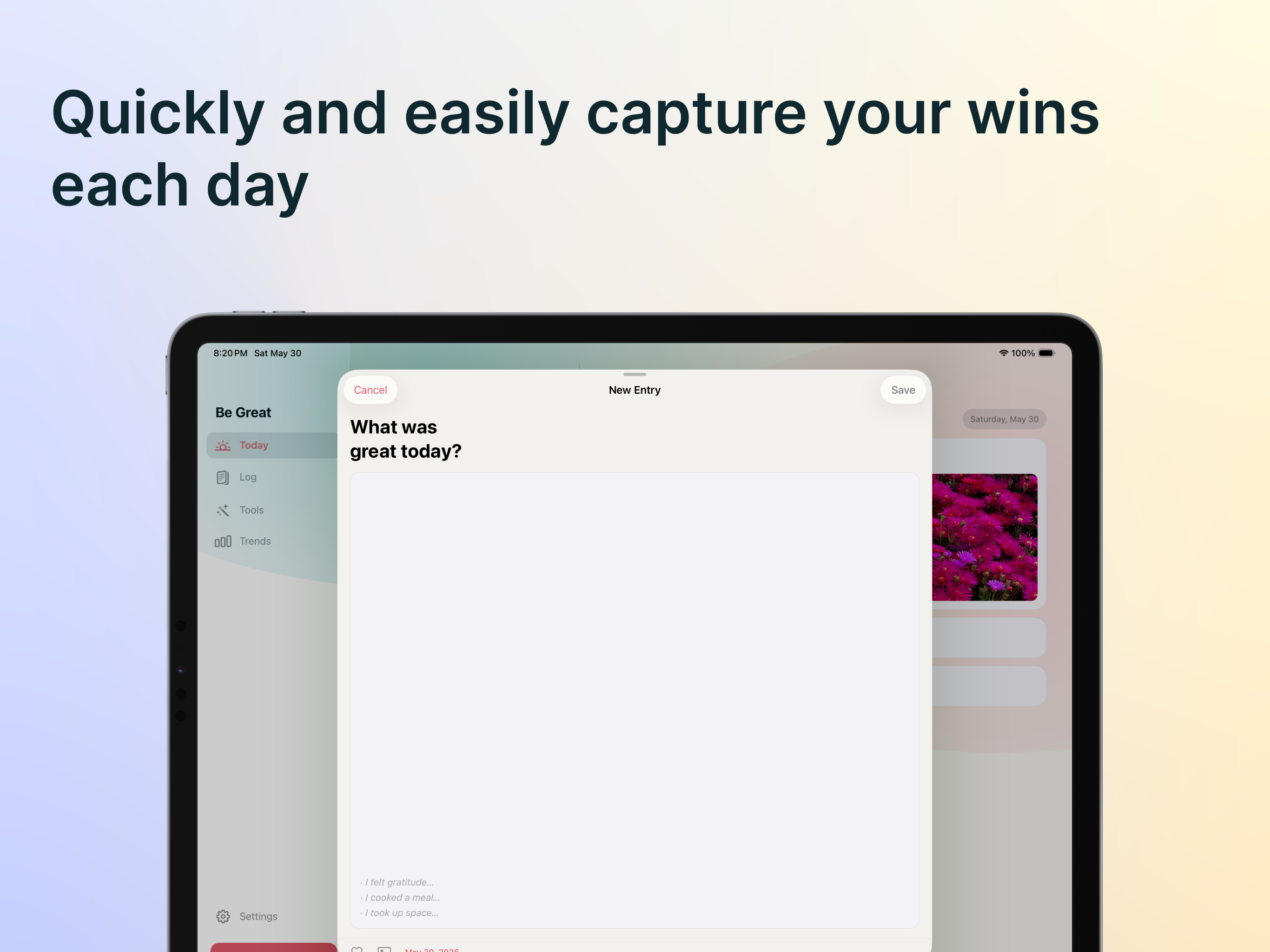 Be Great Journal