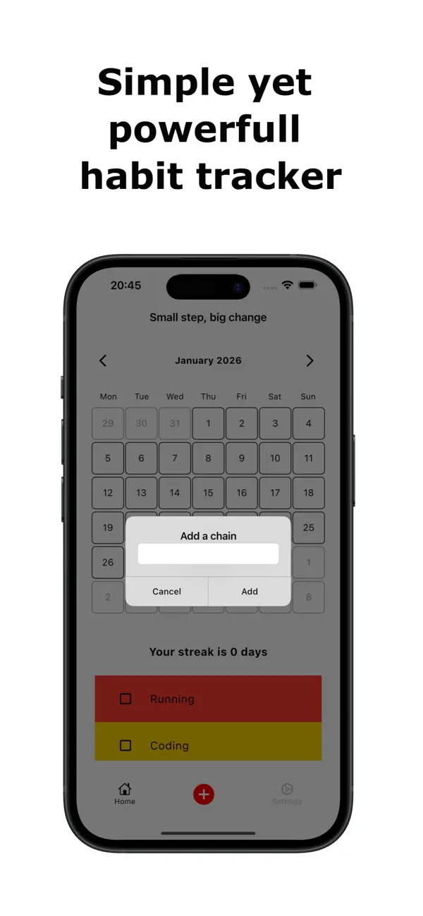 #3. DTB Don't Break The Chain (iOS) By: Dawid Brodowski