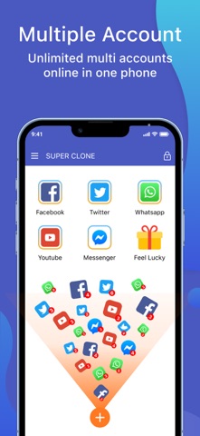 Super Clone Multiple Accounts` Screenshot 1 of 4