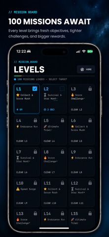 OrbRush: Space Runner Game iPhone screenshot
