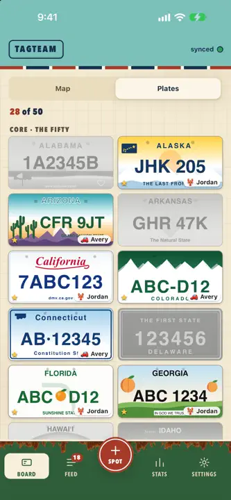 TagTeam: License Plate Game screenshot 1