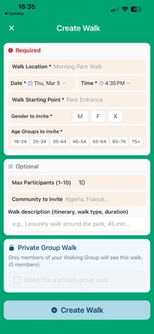 WalkWithUs screenshot