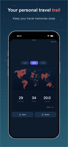 Visitory - Travel Log Screenshot 6 of 6
