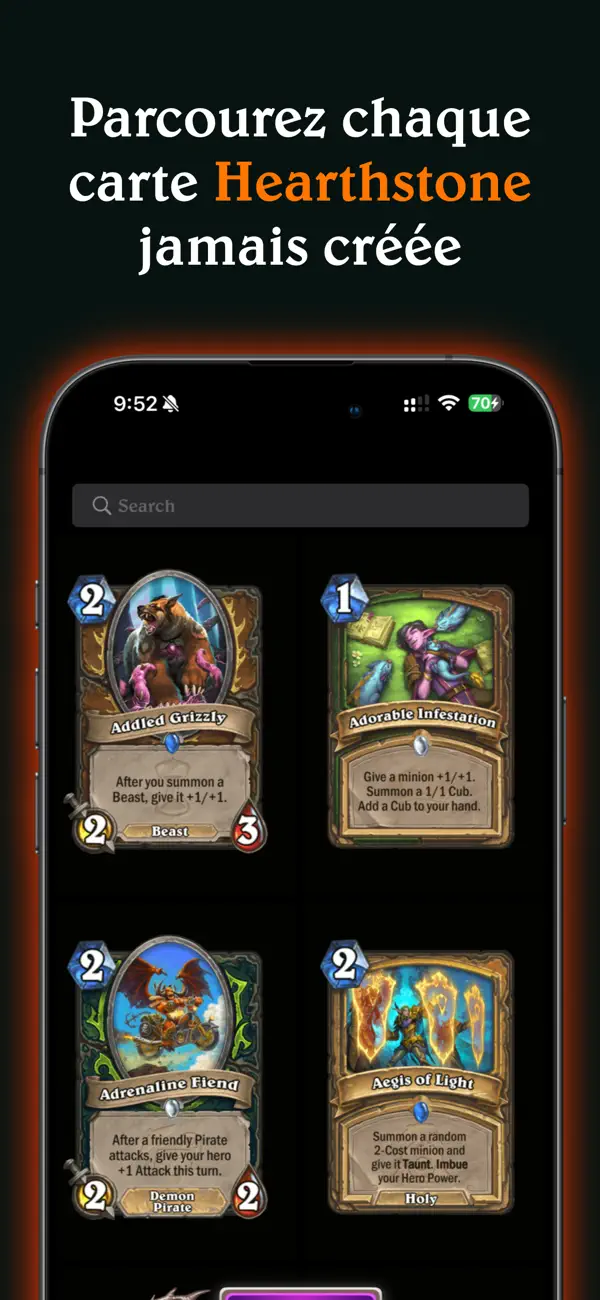 Screenshot #2 pour FindStone - Hearthstone Cartes