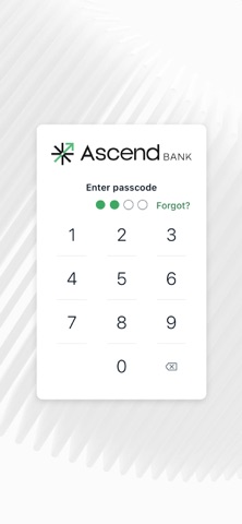 Ascend Bank Mobile App Screenshot 2 of 4