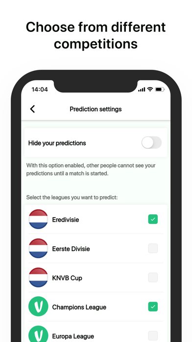 Voetbalpoules Screenshot