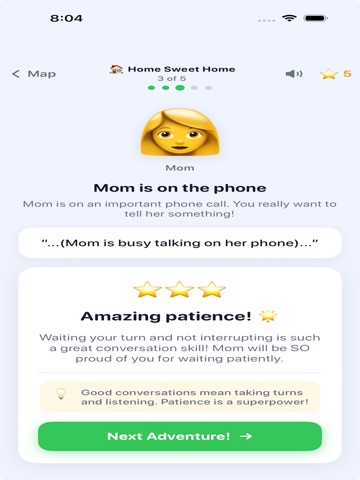 SafeChat Adventures iPad screenshot