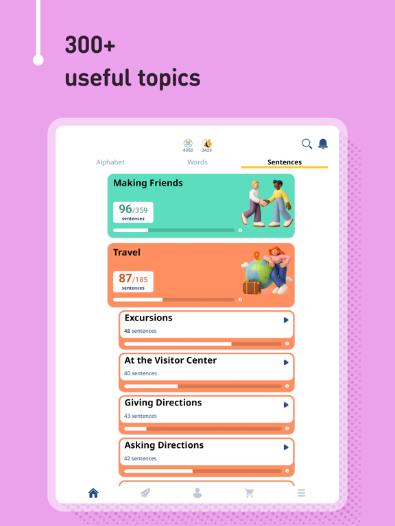 FunEasyLearn - Learn Languages iPad screenshot 4 - Education app