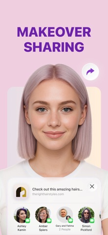 AI Hairstyle Makeover－HairHunt screenshot