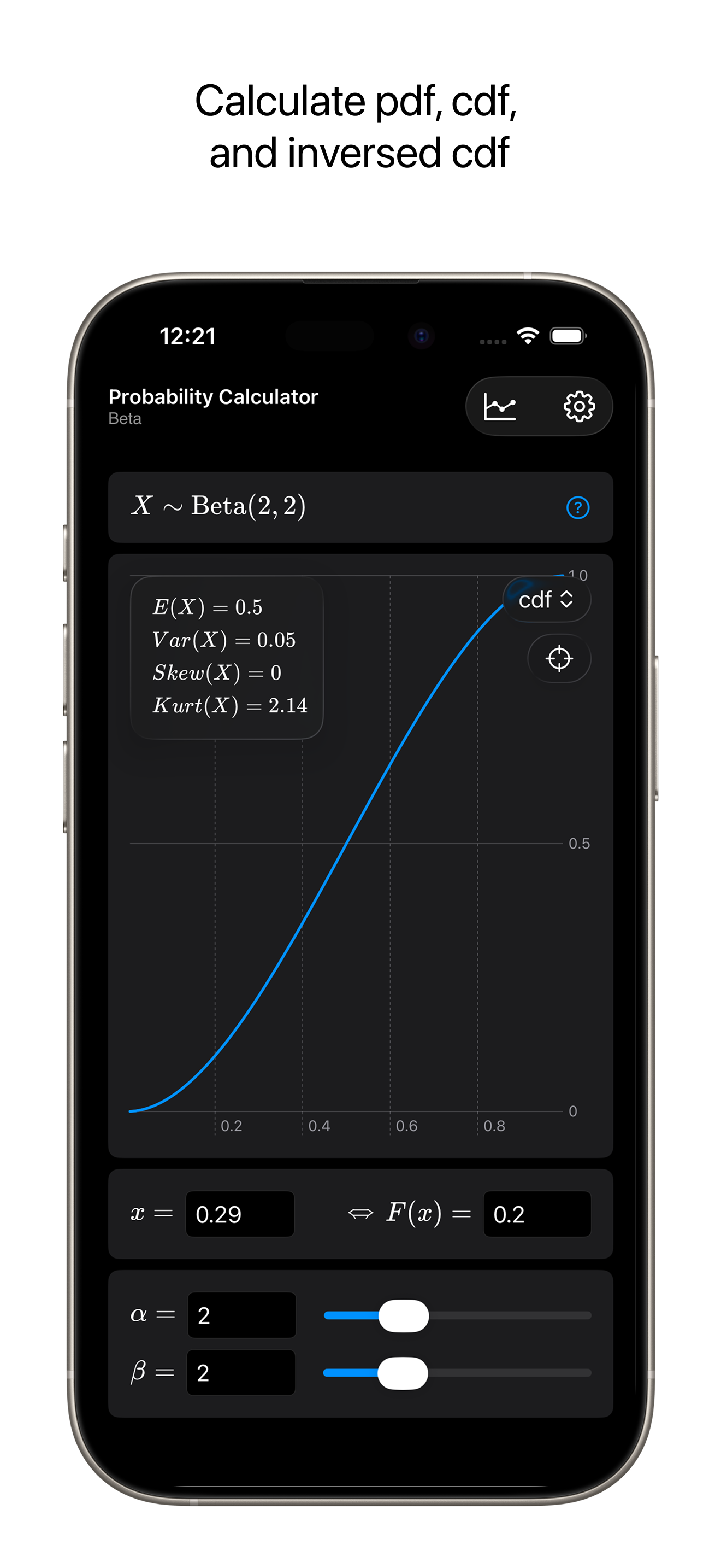 Probability Lab screenshot 2